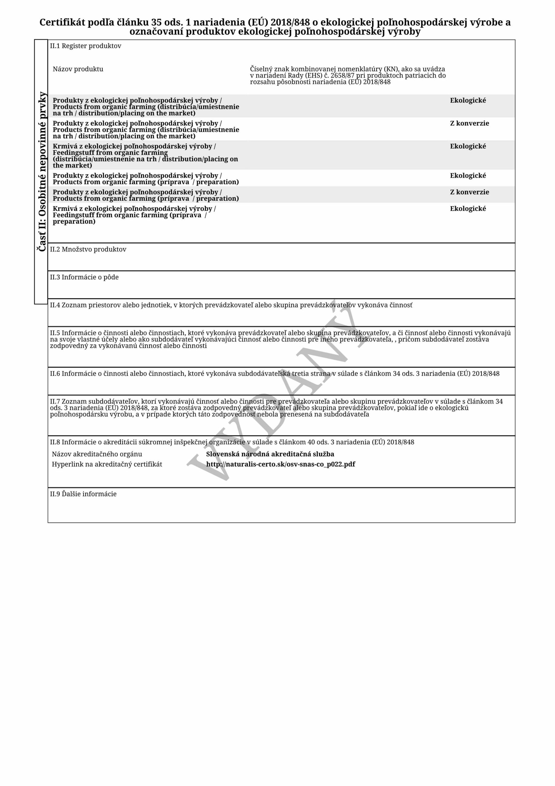 certifikat 561 B